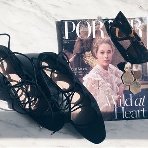 ZARA Trufaluc Lace-Up Black Flats | NWT Sz 9